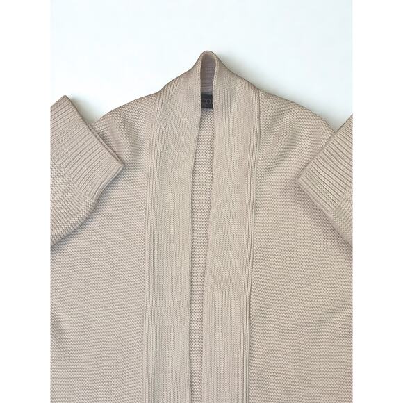 Cocomore Boutique Knit Open-Front Cardigan, Neutral Beige/Off White - Picture 8 of 8